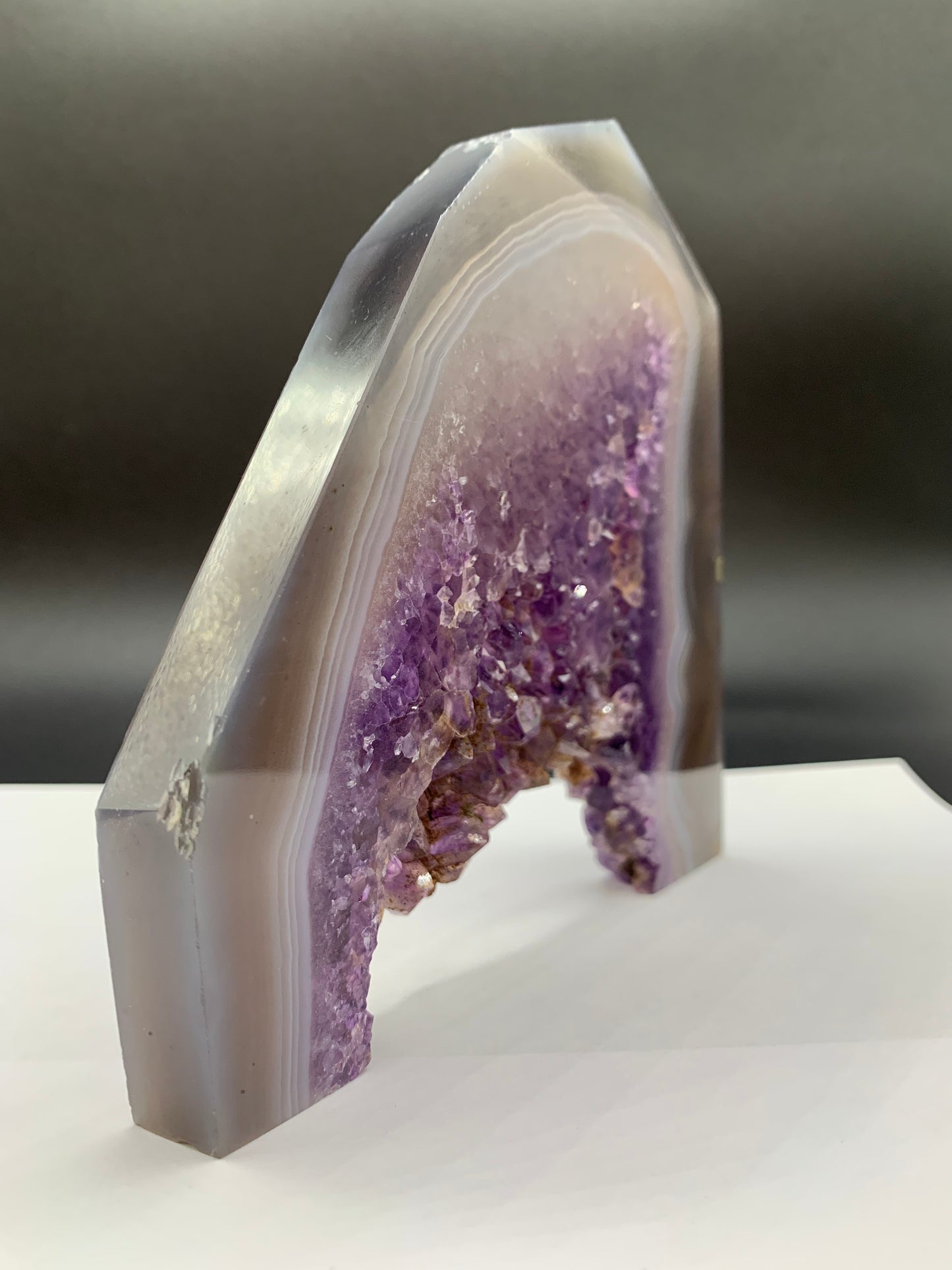 Amethyst Agate Slice