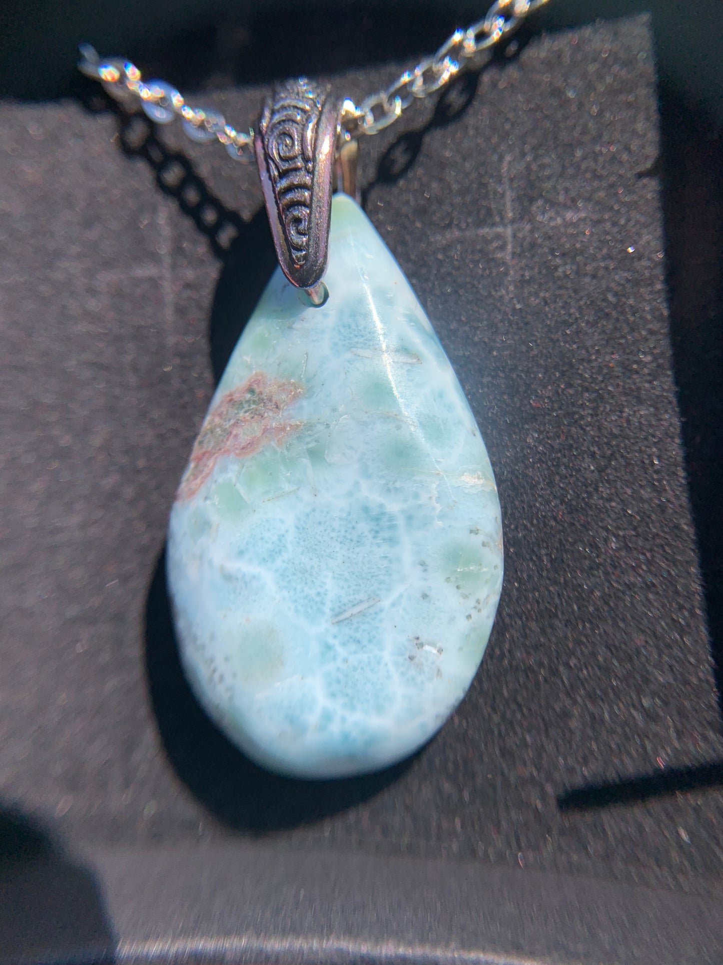 Larimar Pendent Necklace