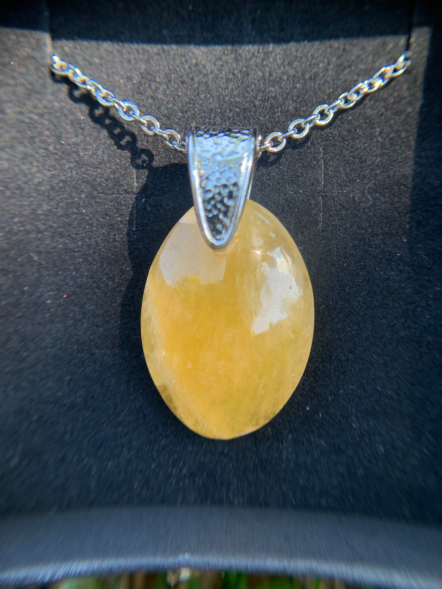 Orange Calcite Necklace