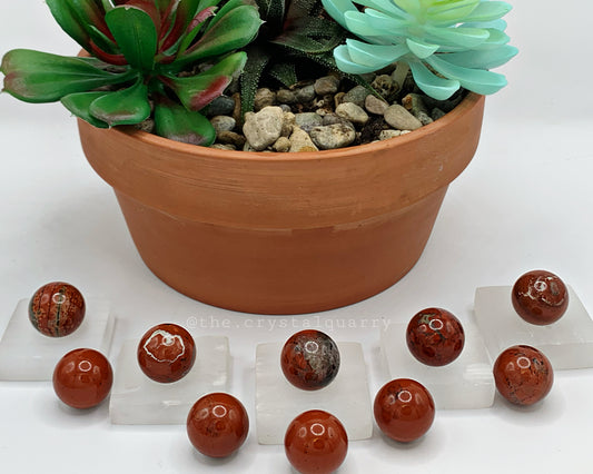 Red Jasper Mica Mini Sphere