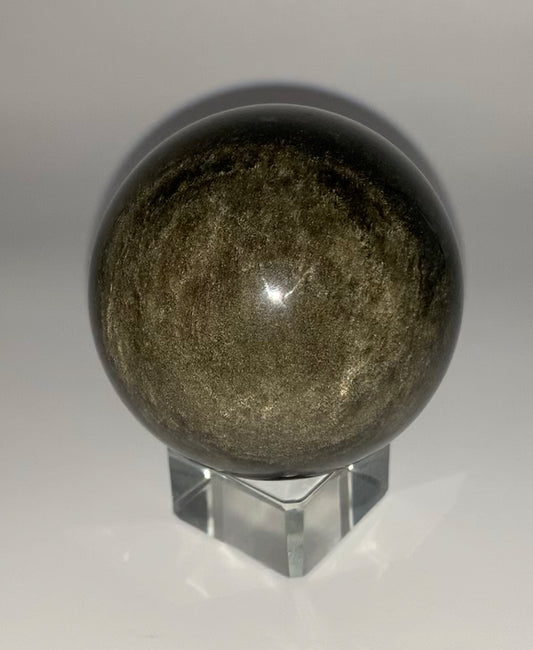 Gold Sheen Obsidian Sphere