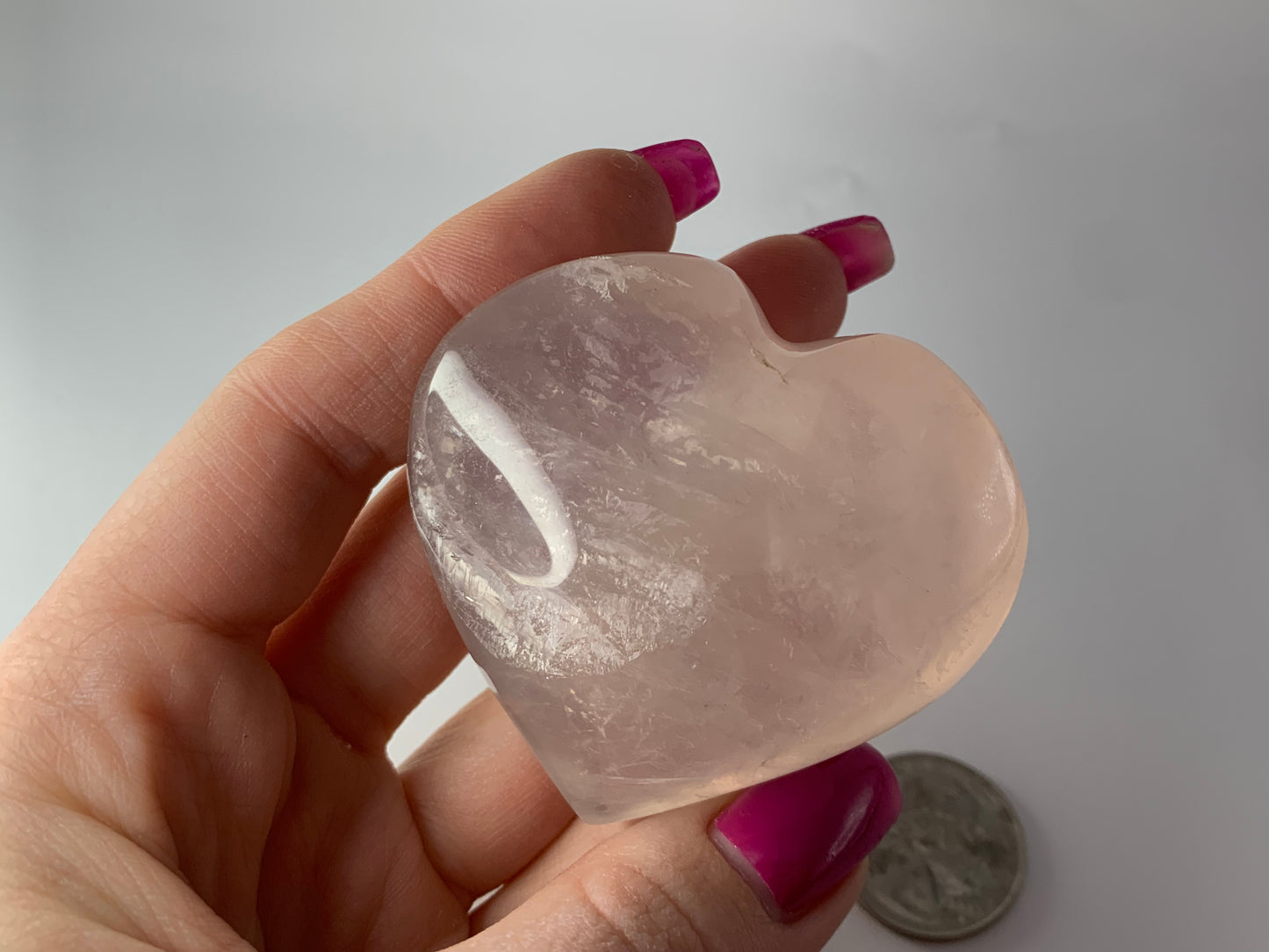 Rose Quartz Heart