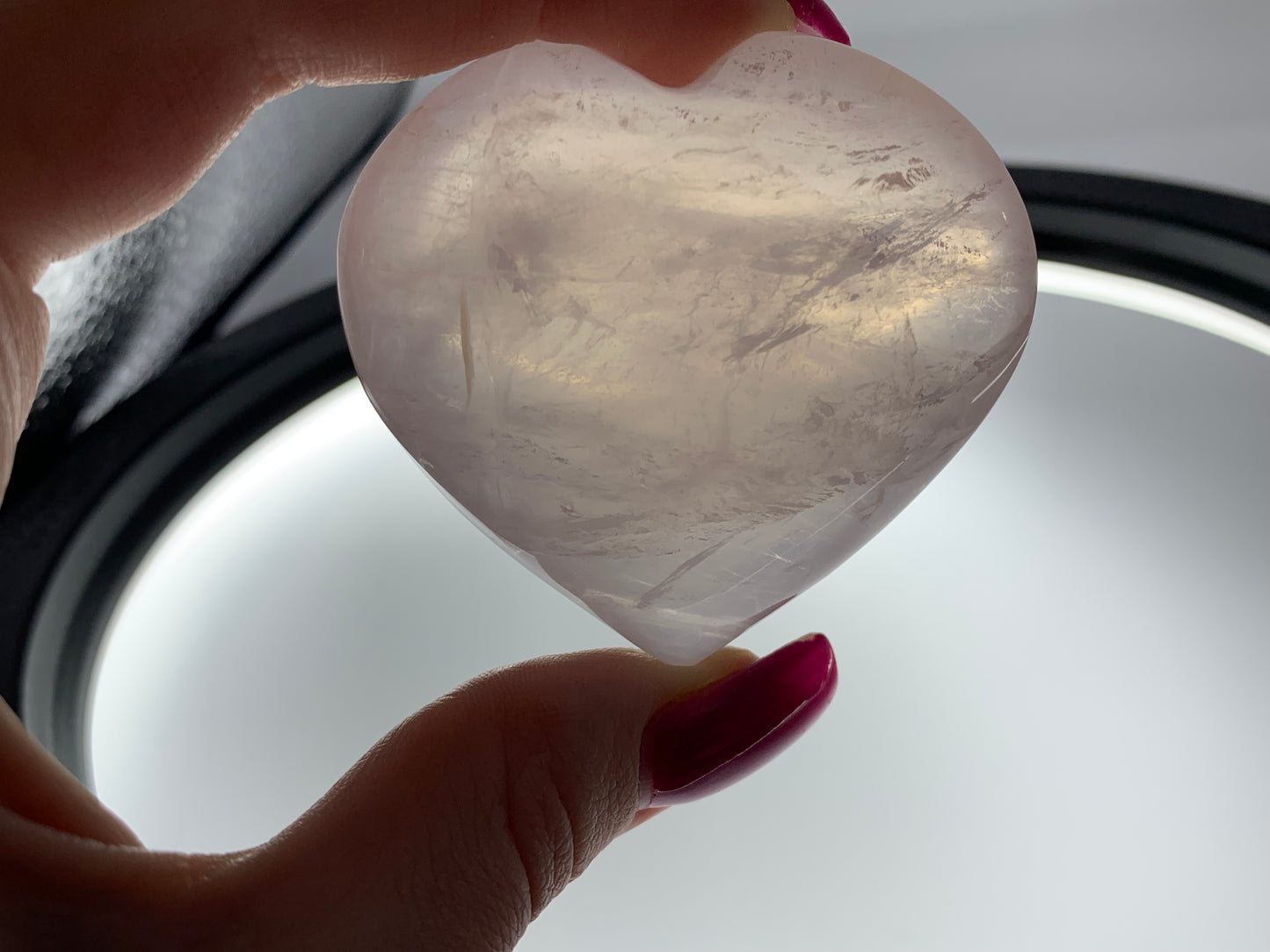 Rose Quartz Heart